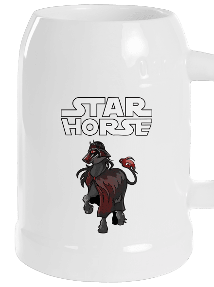 Star horse půllitr White