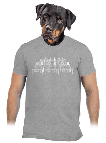 Cimrman: Debil, blbeček pánské tričko Sport Grey