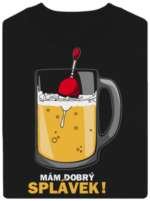 Splávek unisex mikina bez kapuce Black