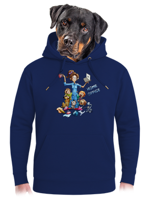 Maminčin home office unisex mikina premium Navy