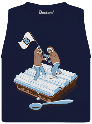 Polární expedice dámské tílko volné Navy