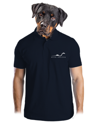 Najdi kočičku pánská polokošile Navy Mal