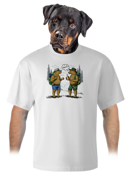 Brum unisex tričko oversized White