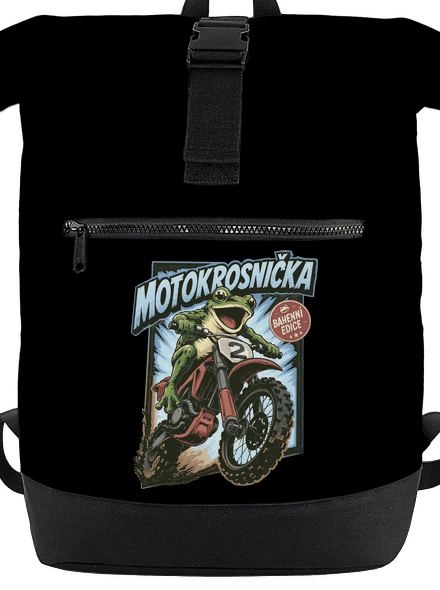 Motokrosnička batoh Black