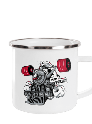 Lokomotiva plecháček White