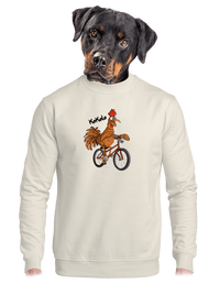 unisex mikina bez kapuce