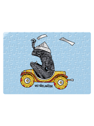 Vetřelníček puzzle White