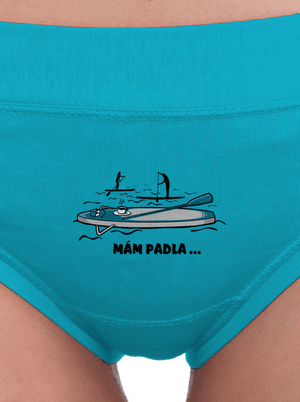 Mám padla dámské kalhotky Turquoise