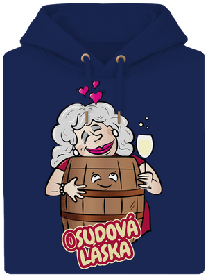 Osudová láska unisex mikina premium Navy