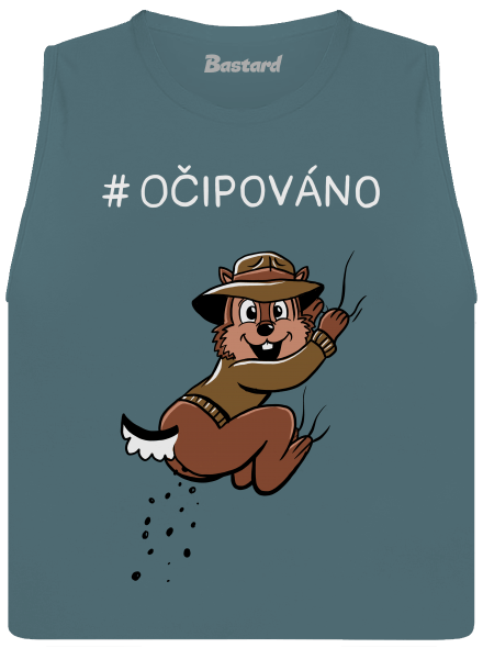 Očipováno dámské tílko volné Heather Deep Teal