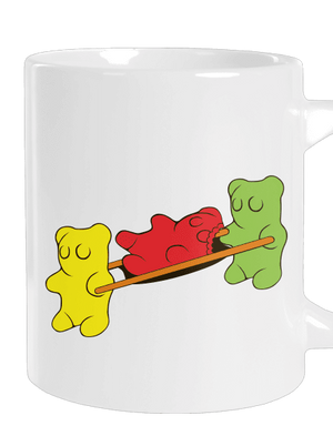 Gumídci velký hrnek White