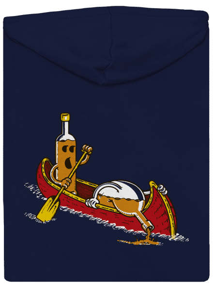 Rumáci pánská mikina na zip Navy