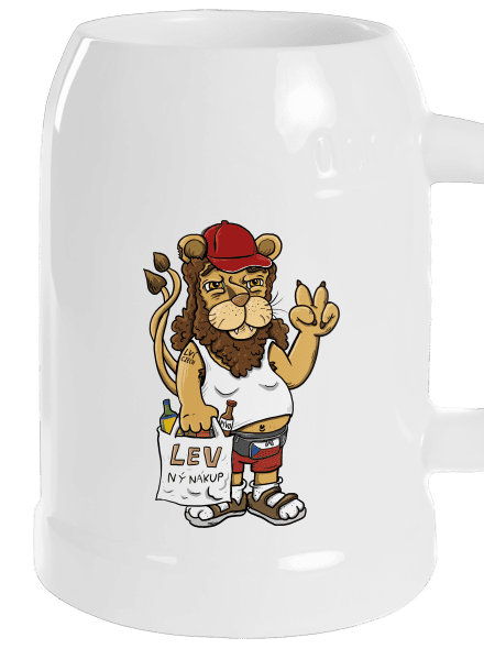 Lvíček půllitr White