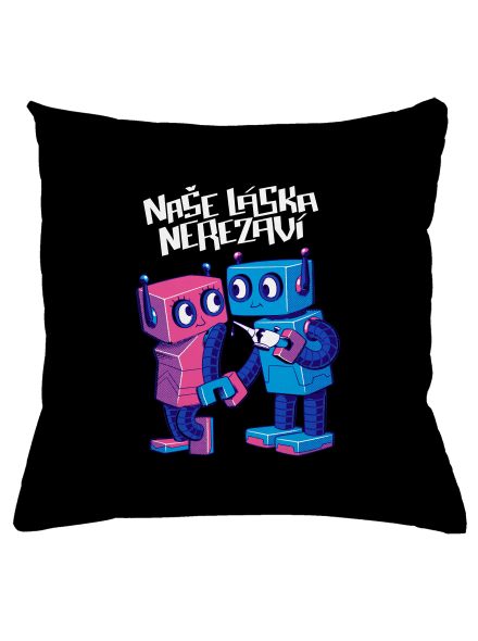 Roboti polštář Black