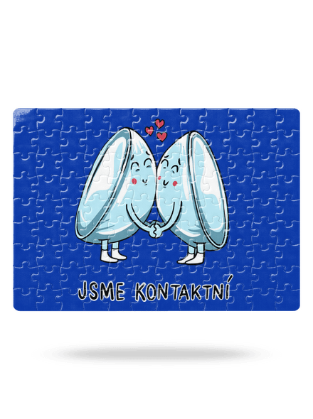 Kontaktní čočky puzzle White