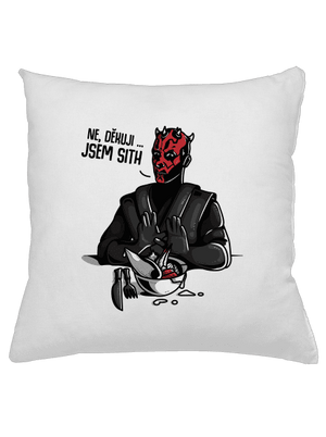 Jsem sith polštář White