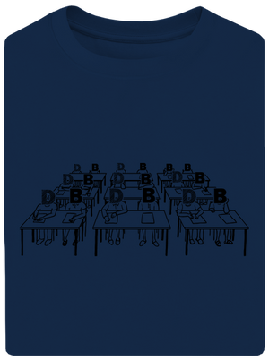 Cimrman: Debil, blbeček unisex tričko oversized Midnight Blue