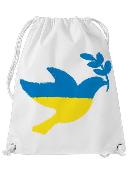 Ukrajina - Holubice obrys vak White