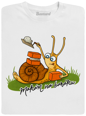 Makám na baráku pánské dlouhý rukáv White