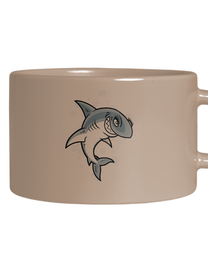 Žraločice a Piloun hrnek makronka Brown Macaron