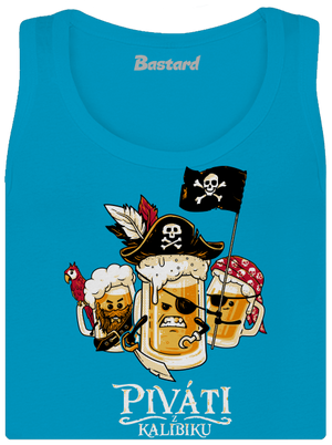 Piváti z Kalibiku dámské tílko klasické Blue Atol