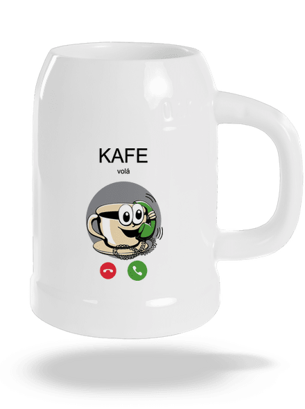 Kafe volá půllitr White