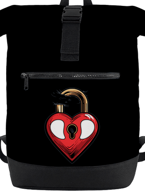 Zámek lásky batoh Black