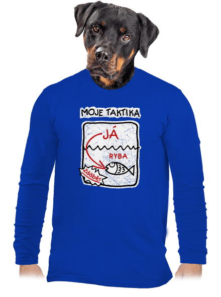 Rybářská taktika pánské dlouhý rukáv Royal Blue