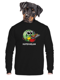 unisex mikina bez kapuce