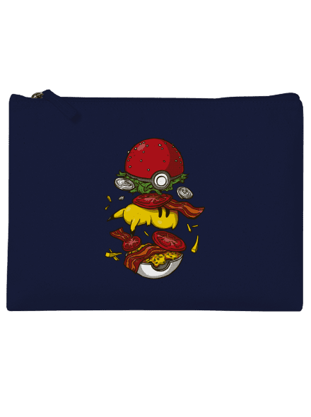 Pokémon burger taštička French Navy