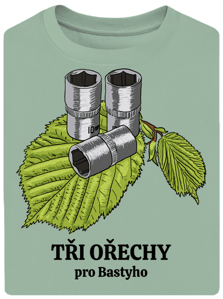 Tři ořechy pro... unisex tričko oversized Sage