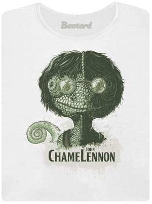 ChameLennon dámské tričko s lemem White