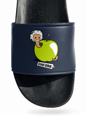 Červí díra pantofle Navy