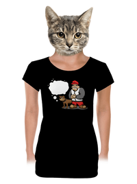 dámské tričko s lemem