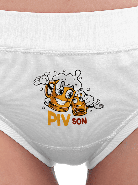 Pivson dámské kalhotky White
