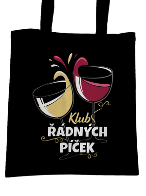 Klub řádných píček taška Black