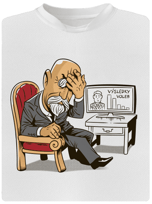 Masaryk dětské sportovní tričko White