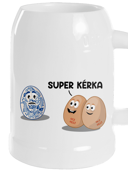 Super kérka půllitr White