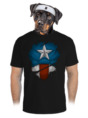 Captain Inside pánské sportovní tričko Black