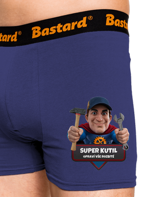 Super táta boxerky Blue Navy