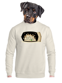 unisex mikina bez kapuce