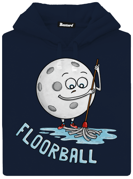 Floorball pánská mikina klokanka Navy