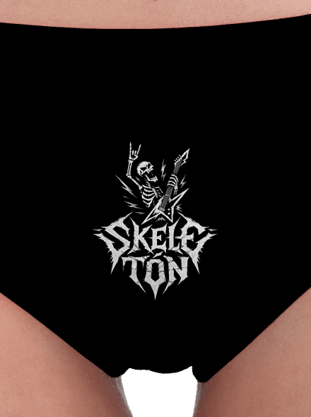 Skeletón dámské kalhotky Black