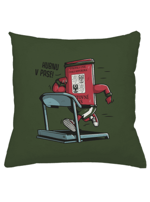 Hubnu v pase polštář Olive Green