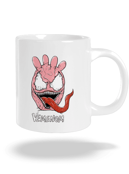 Vemenom velký hrnek White