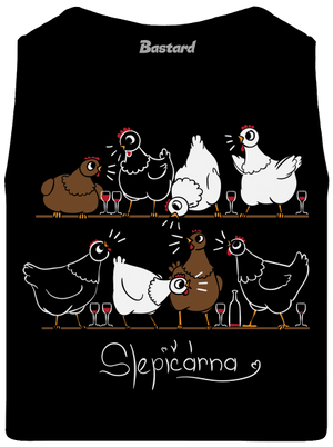 Slepičárna pánské tílko Black