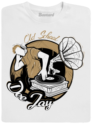 Old School DJ dětské tričko White