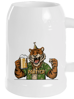 Pártygr půllitr White