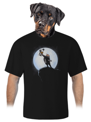 Mimoní král unisex tričko oversized Black