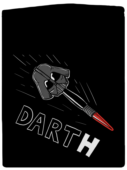 Dart(h) pánská mikina na zip Black